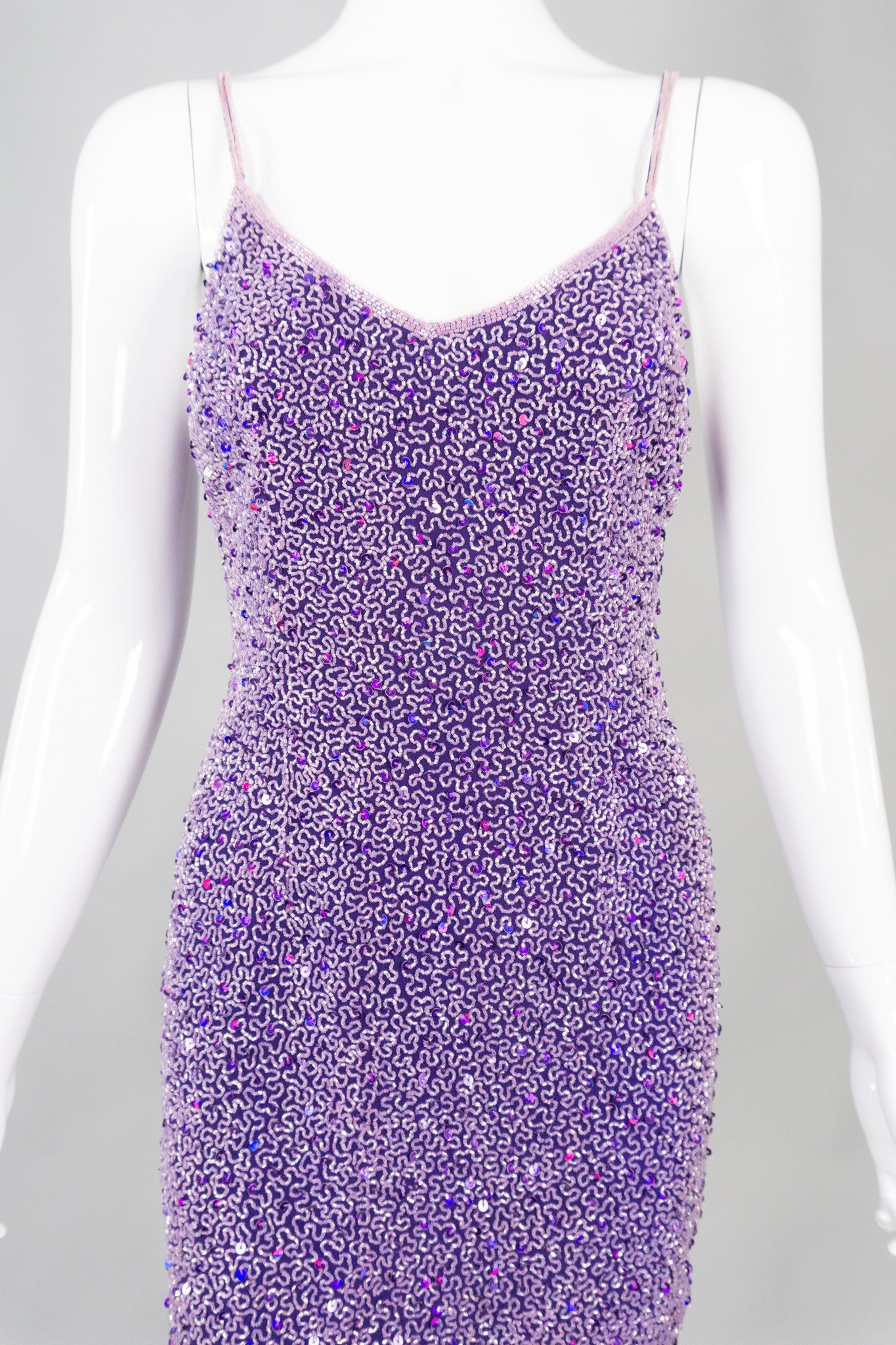 Naeem Khan Riazee Beaded Cocktail Mini Slip Dress