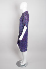 Zandra Rhodes Rare Collectable Beaded Draped Petal Cocktail Dress