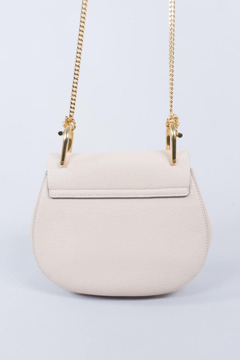 Chloe Drew Crossbody Shoulder Bag in Cement Pink