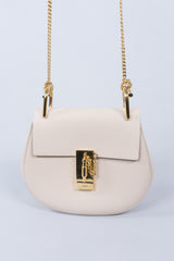 Chloe Drew Crossbody Shoulder Bag in Cement Pink