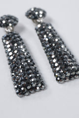 Crystal Exclamation Drop Earrings