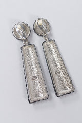 Crystal Exclamation Drop Earrings