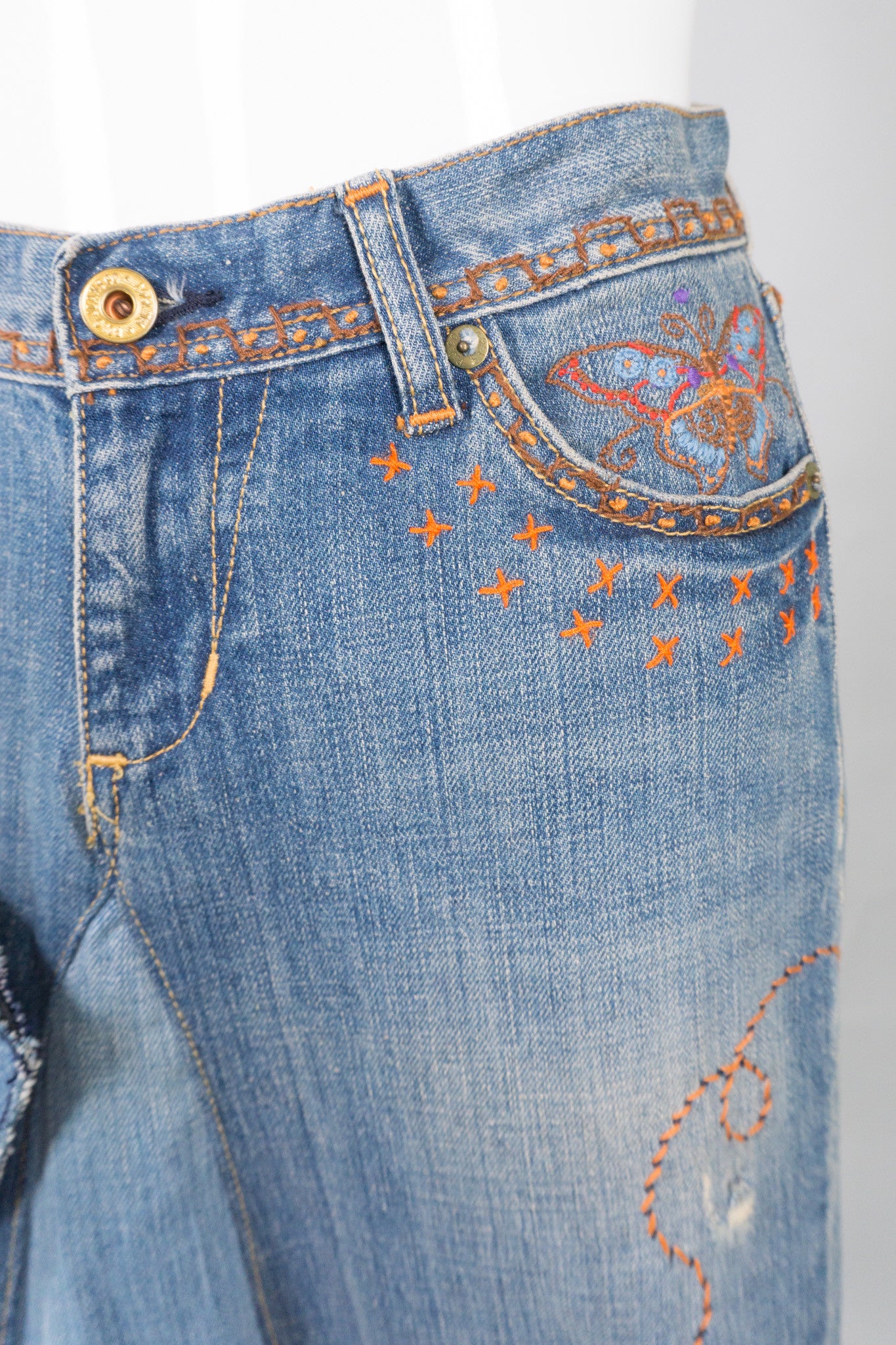 Polo Ralph Lauren Storybook Embroidered Denim Skirt