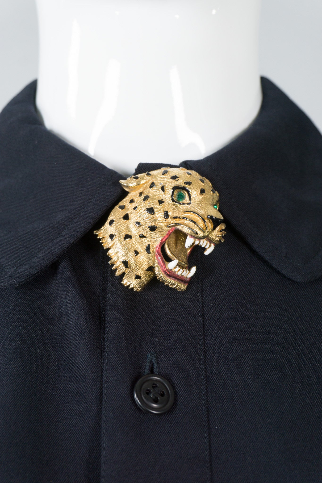 Hattie Carnegie Roaring Leopard Brooch