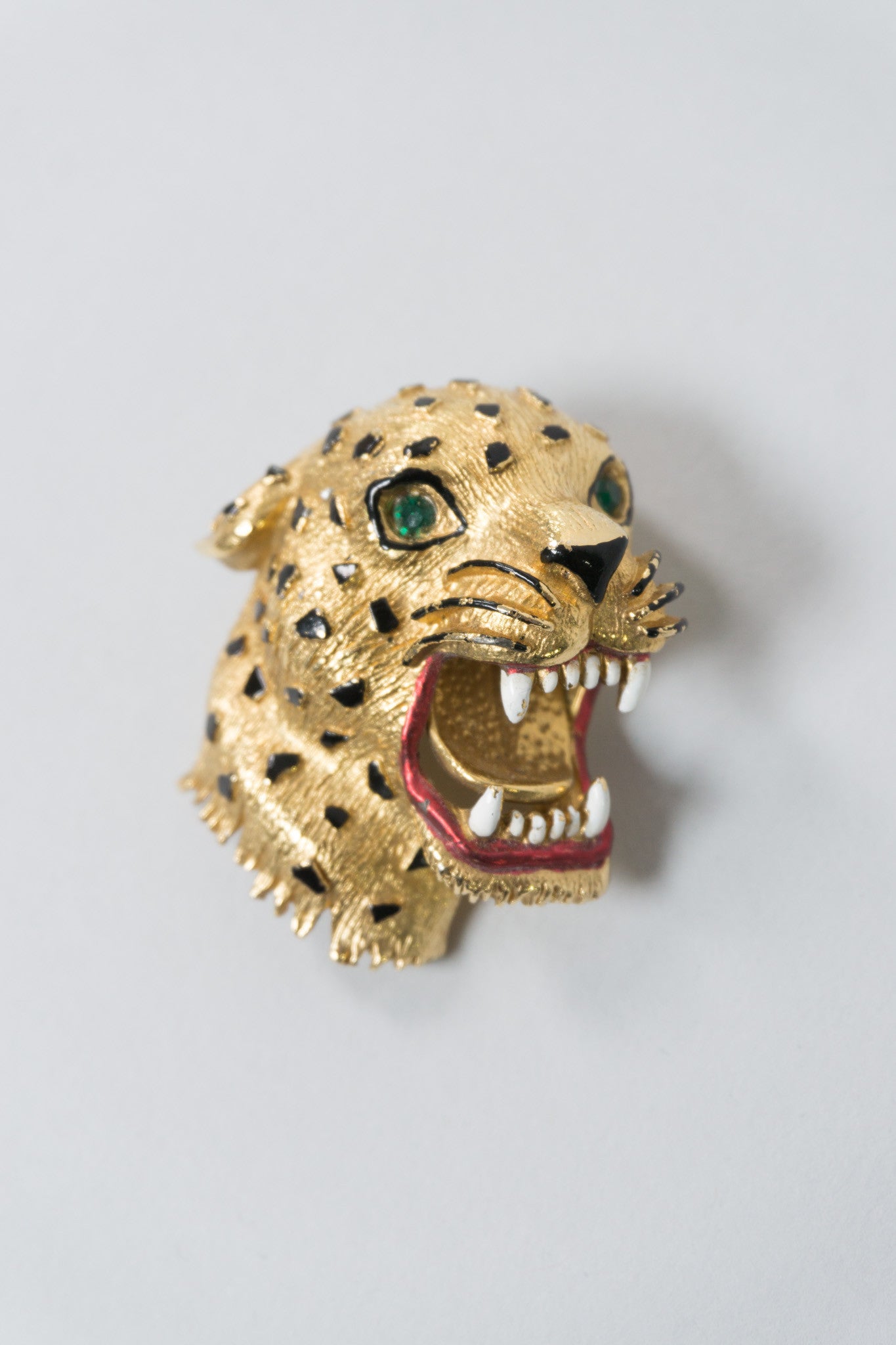 Hattie Carnegie Roaring Leopard Brooch