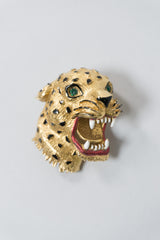 Hattie Carnegie Roaring Leopard Brooch