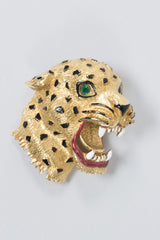 Hattie Carnegie Roaring Leopard Brooch