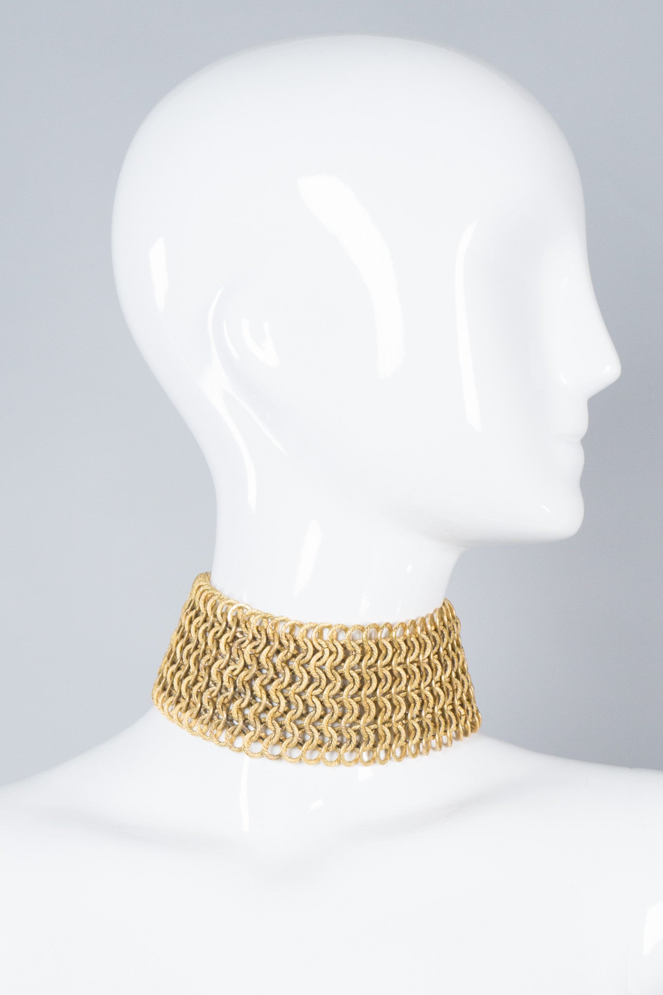 Deanna Hamro Gold Chain Mail Choker