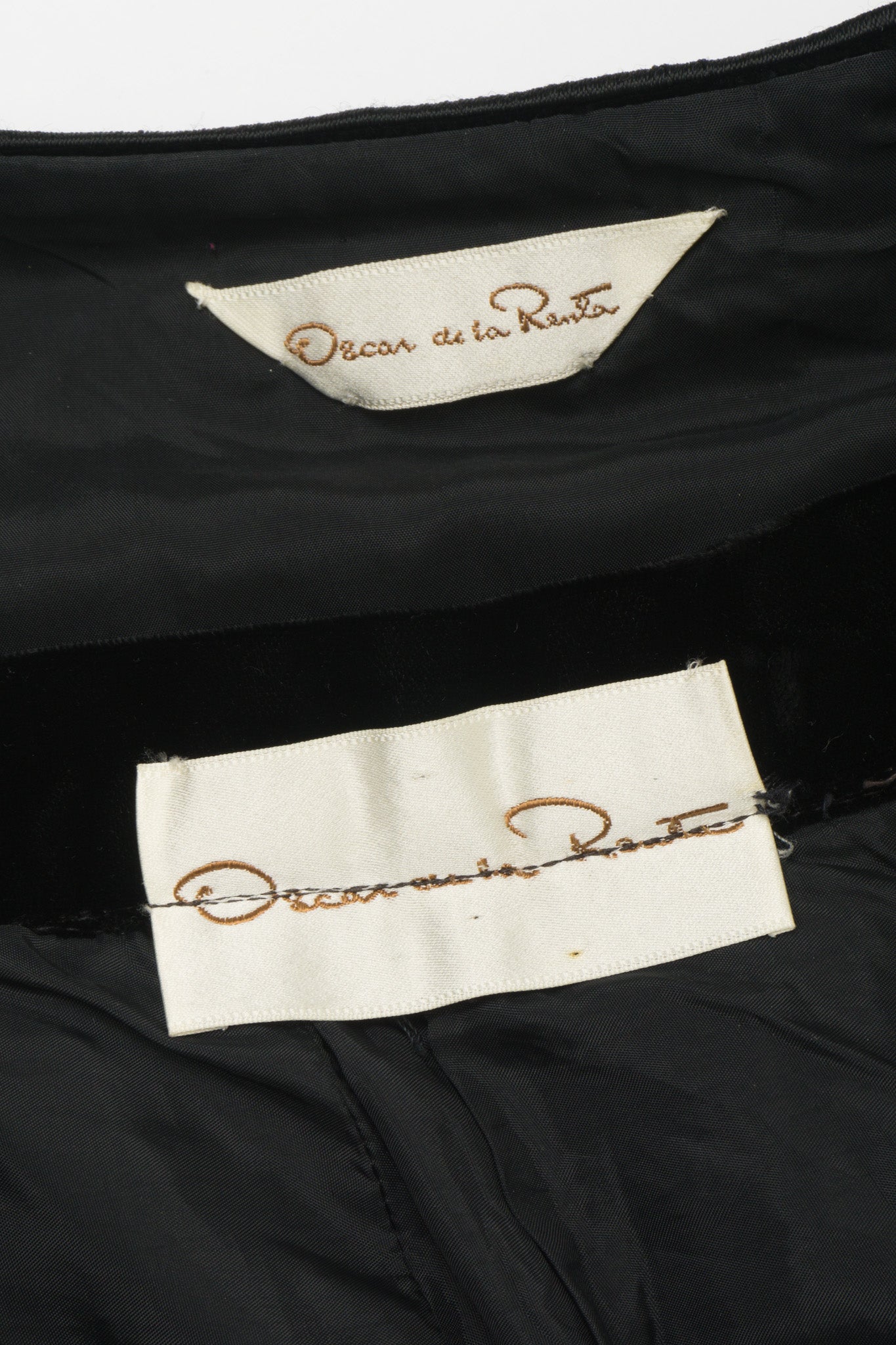 Oscar de la Renta Vintage Embellished Velvet Vest & Skirt Set