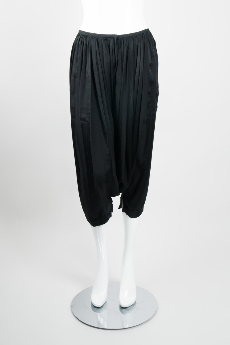 Jean Paul Gaultier JPG Maille Femme Silk Cropped Harem Pant