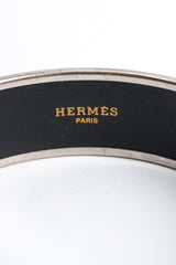 Vintage Hermés Moon Phase Numerals Wide Enamel Bracelet signed @ Recess LA