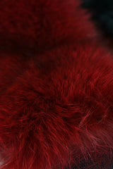 Saks Fifth Avenue Dramatic Fox Fur Collar Scarf