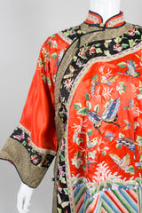 Vintage Chinese Rainbow Butterfly Embroidered Jacket