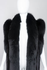 Vintage Long Mink & Fox Fur Vest