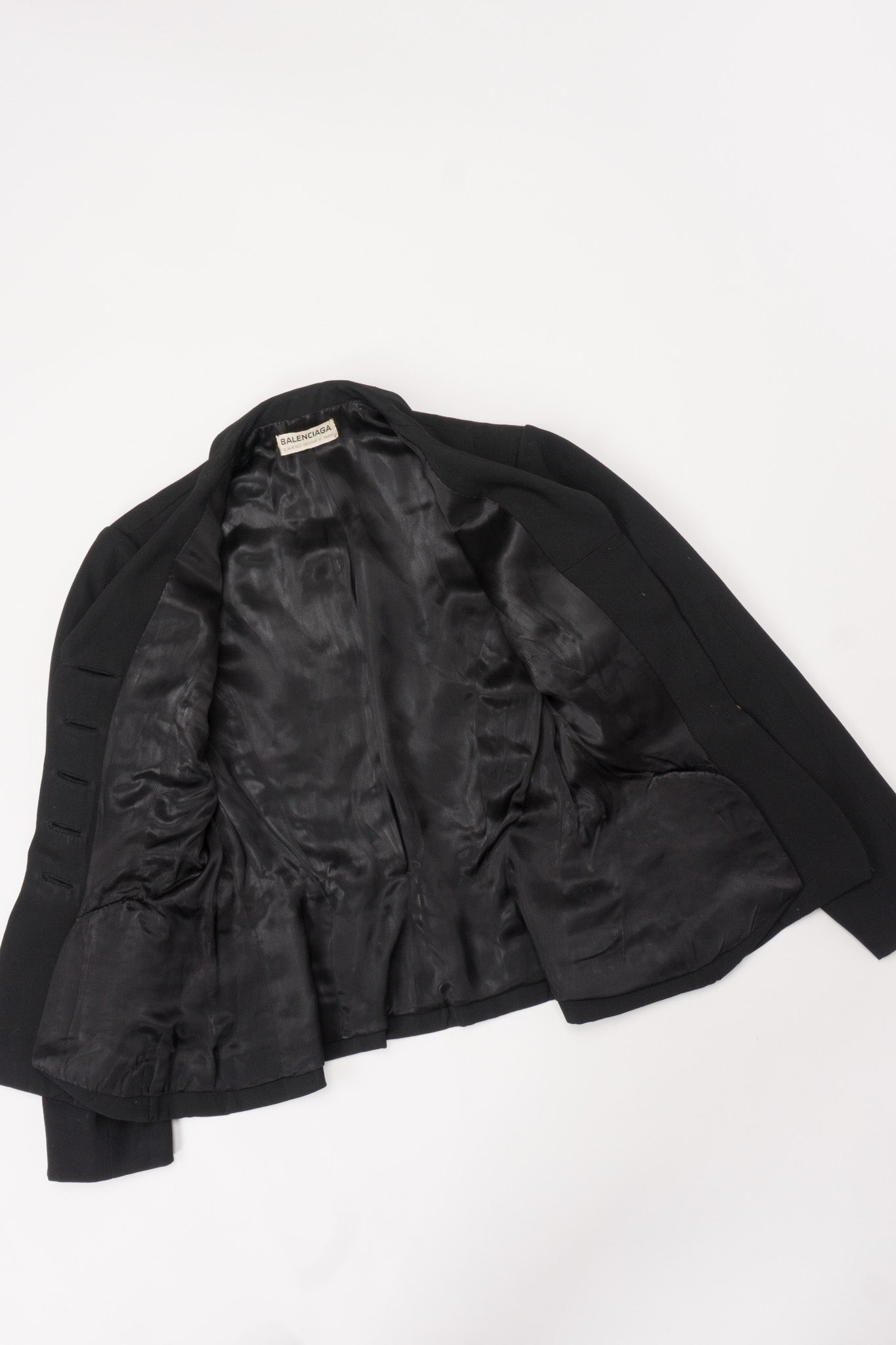 Balenciaga Vintage 50s Sculpted Button Jacket