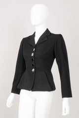 Balenciaga Vintage 50s Sculpted Button Jacket