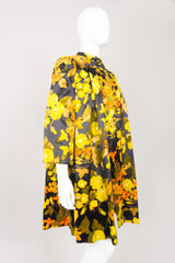 George Halley Fall Floral Velvet Pile Coat