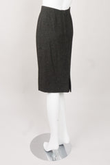 Christian Dior Vintage Boxy Tweed Jacket & Skirt Suit Set