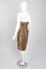 Patrick Kelly Rare Collectable Leopard Print Animal Bustier Dress