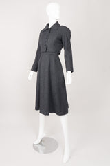 Fontana Audrey Hepburn Pleated Crop Jacket & Dress Set