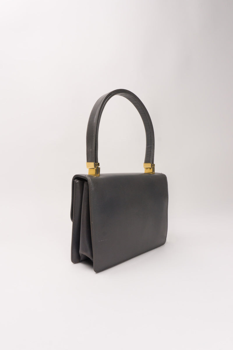 Koret H-Flap Leather Handbag