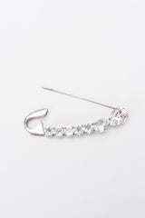 Sonia Rykiel Crystal Embellished Safety Pin Brooch