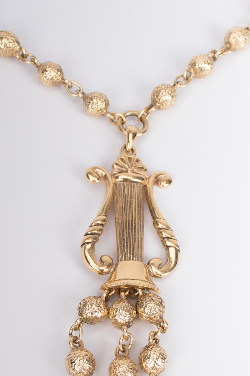 Rochas Angel Harp Rosary Y Necklace