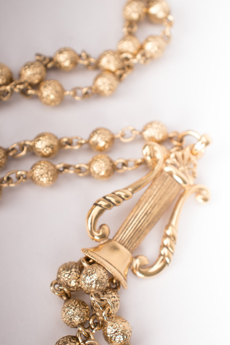 Rochas Angel Harp Rosary Y Necklace