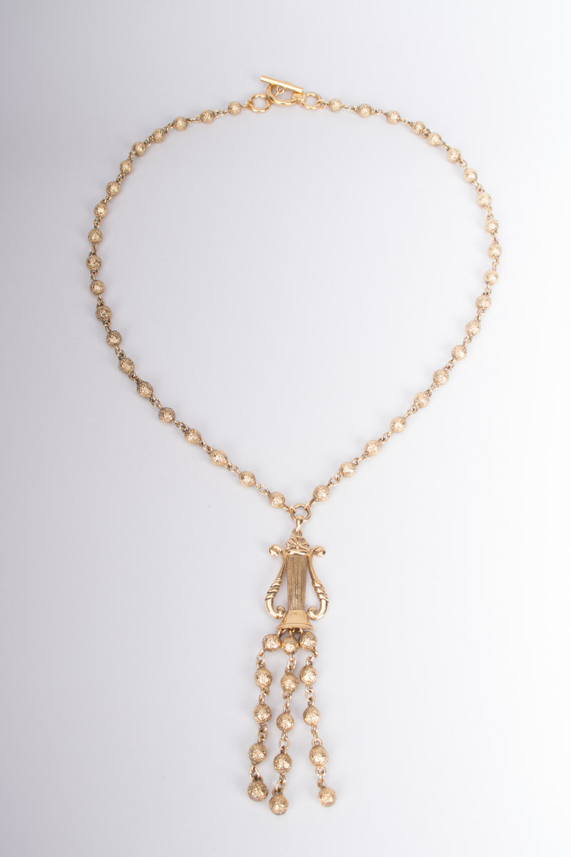 Rochas Angel Harp Rosary Y Necklace