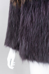 Yves Salomon Meteo Vintage Chubby Raccoon Fur Yeti Jacket