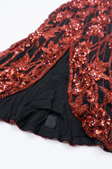 Bob Mackie Red Grapes Sequin Jessica Rabbit Gown