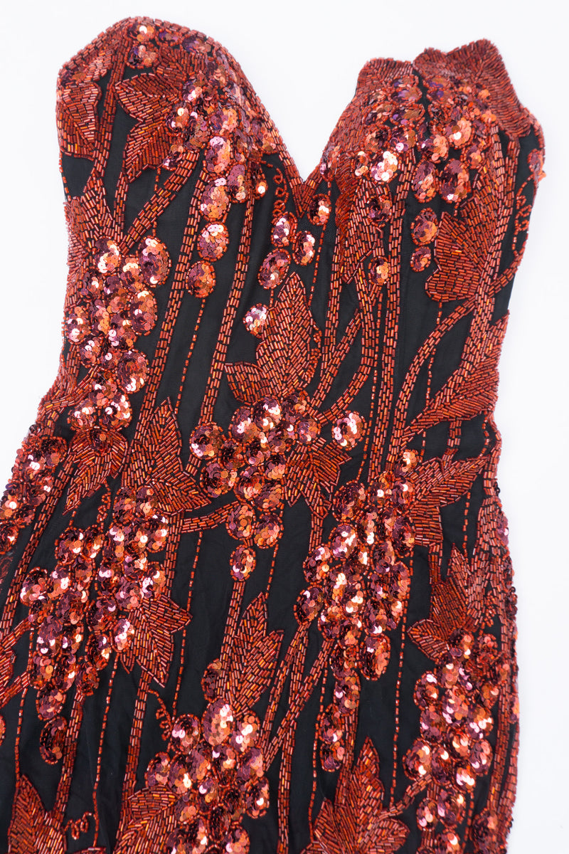 Bob Mackie Red Grapes Sequin Jessica Rabbit Gown