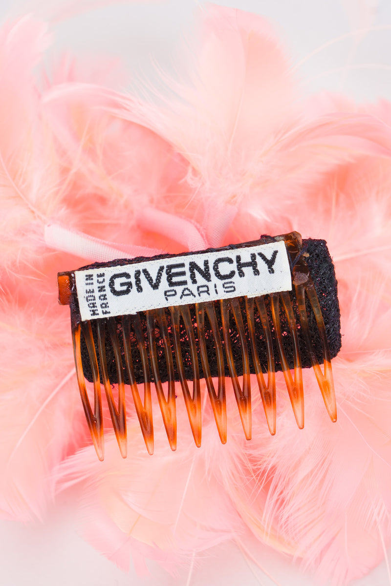 Givenchy Feather Bomb Flamingo Haircomb