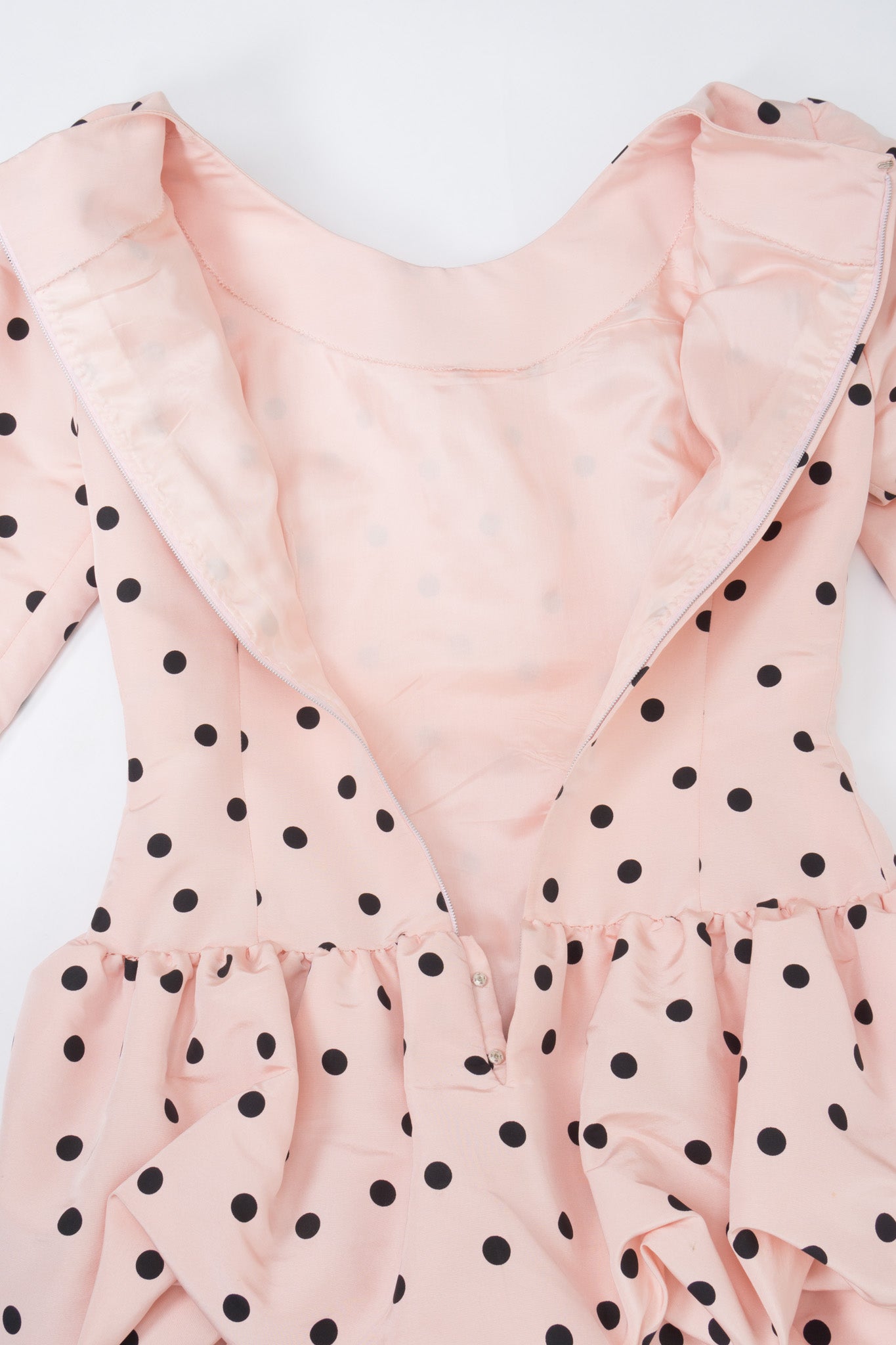 Givenchy 80s Polka Dot Pouf Dress