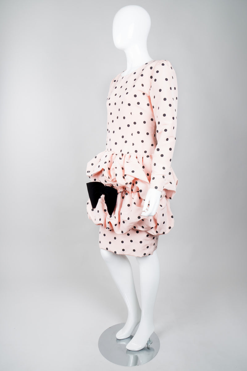 Givenchy 80s Polka Dot Pouf Dress