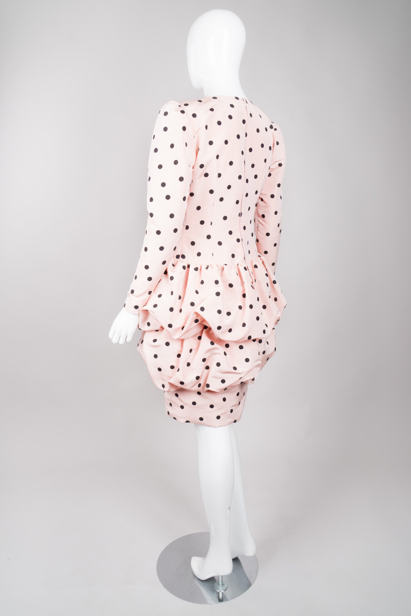 Givenchy 80s Polka Dot Pouf Dress