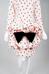 Givenchy 80s Polka Dot Pouf Dress