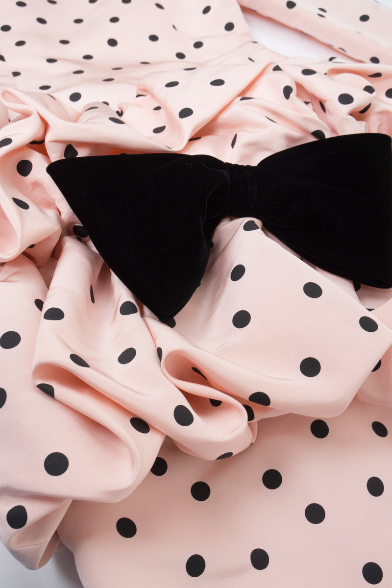 Givenchy 80s Polka Dot Pouf Dress