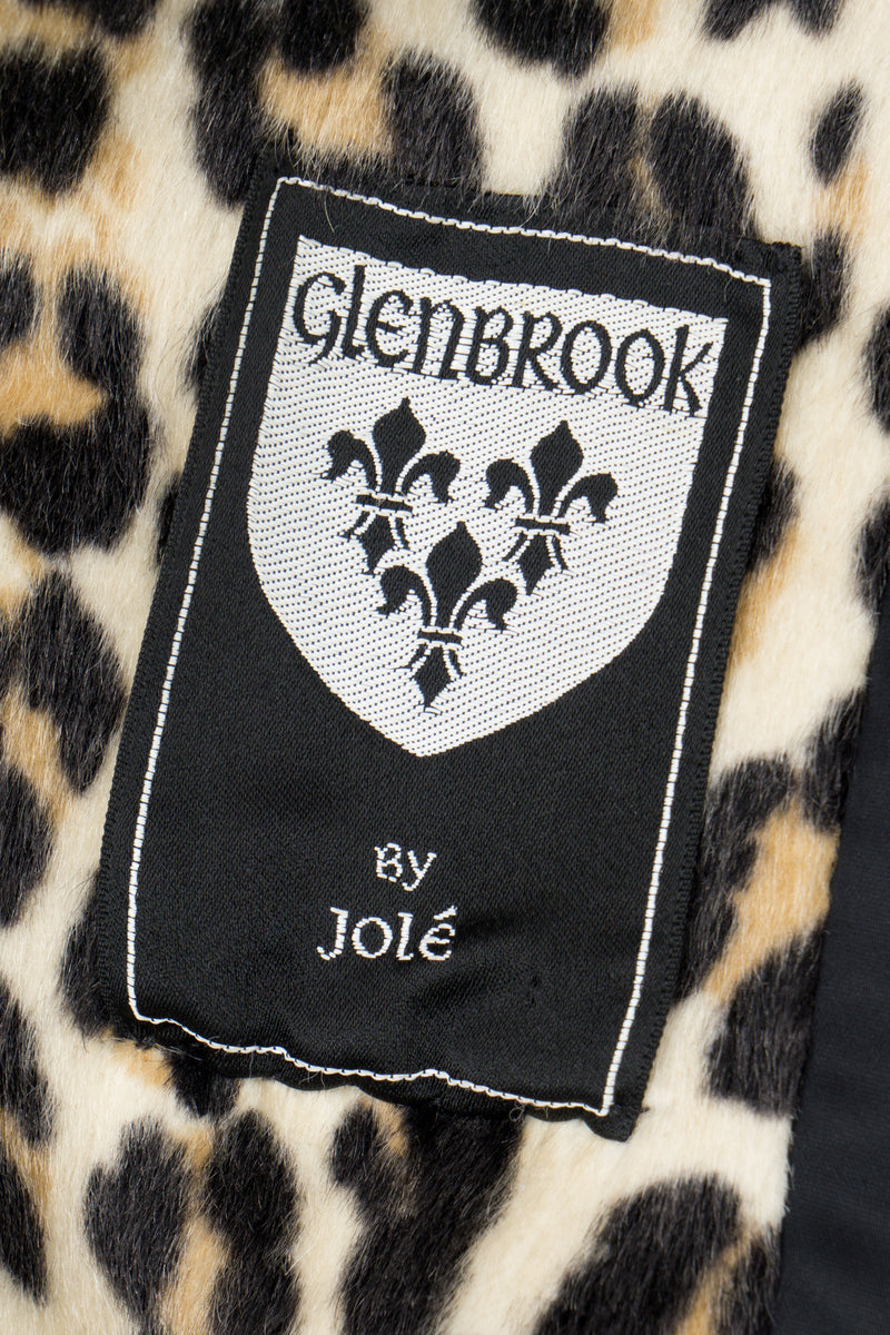 Glenbrook Long Faux Leopard Fur Coat