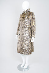 Glenbrook Long Faux Leopard Fur Coat