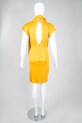 OMO Norma Kamali Monk Robe Sash Jersey Dress