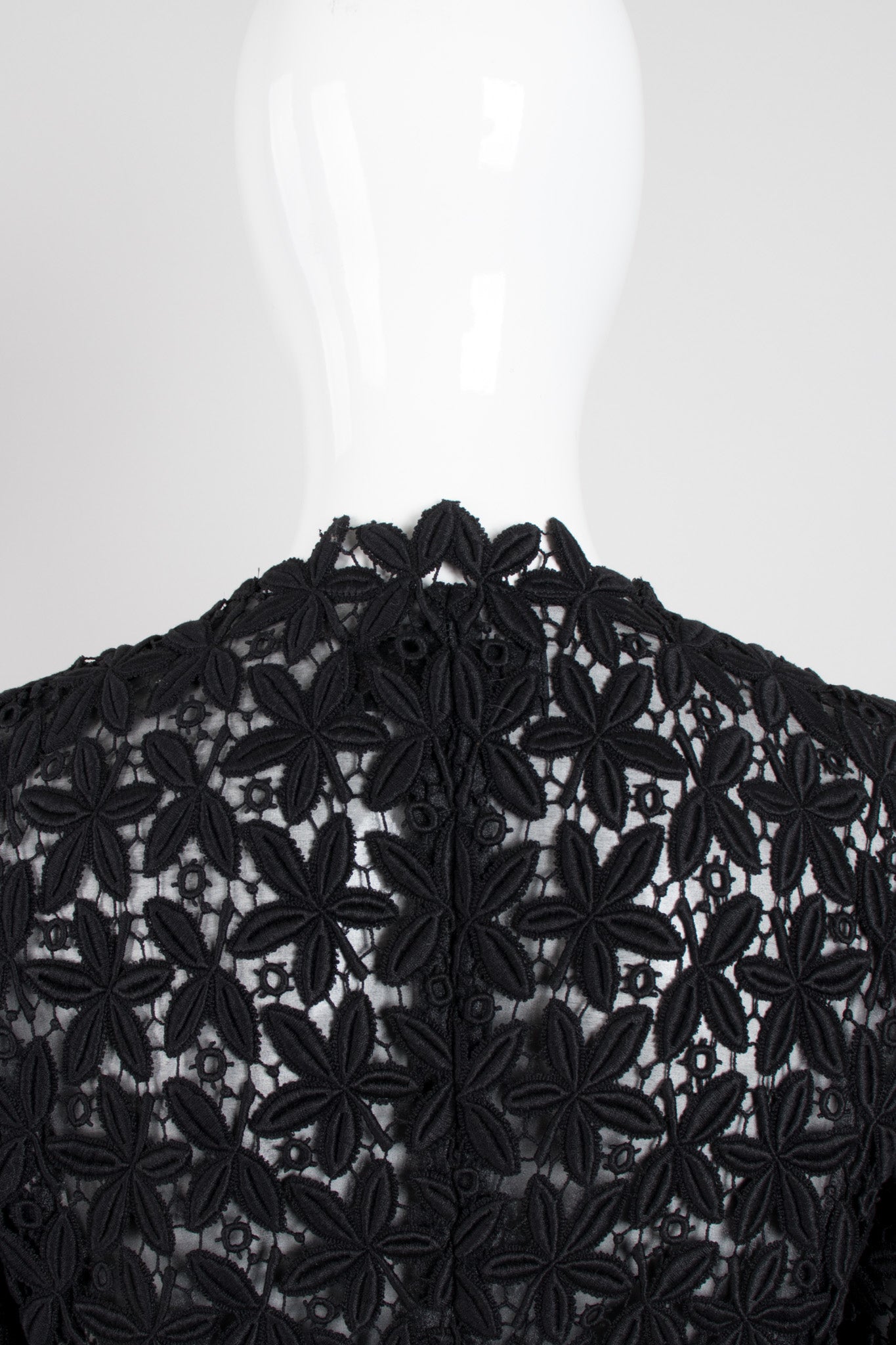 Comme des Garçons Floral Crochet Lace Mesh Jacket Cardigan