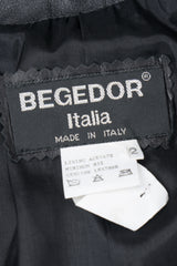 Begedor Dome Ball Stud Leather Jacket