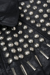 Begedor Dome Ball Stud Leather Jacket