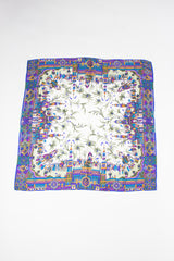 Moschino Moroccan Arabesque Parade Silk Scarf