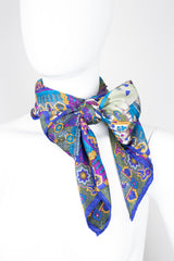 Moschino Moroccan Arabesque Parade Silk Scarf