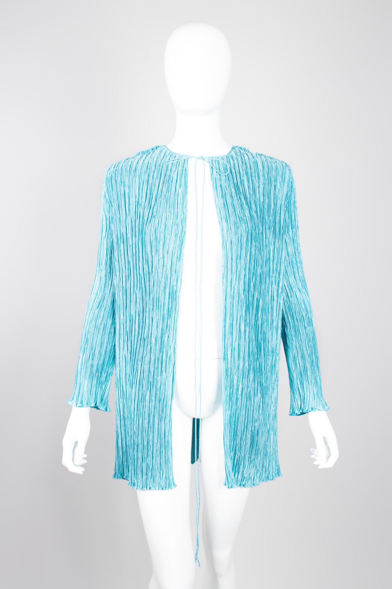 Mary McFadden Khaleesi GoT Wedding Vintage Pleated Tie Jacket