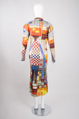 Issey Miyake Pleats Please Walking Man Suburb Balloon Pleated Dress