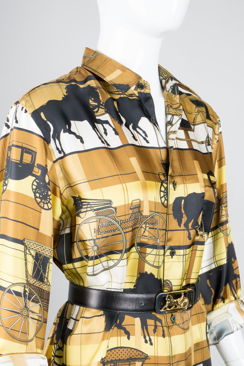 Junya Watanabe Comme Des Garcons Horse & Carriage Shirt