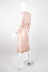 Victoria Royal Vintage Nude Bugle Bead Dress